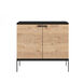 Rosso 35.5 X 18 inch Black / Brown / Matte Black Sideboard, Small